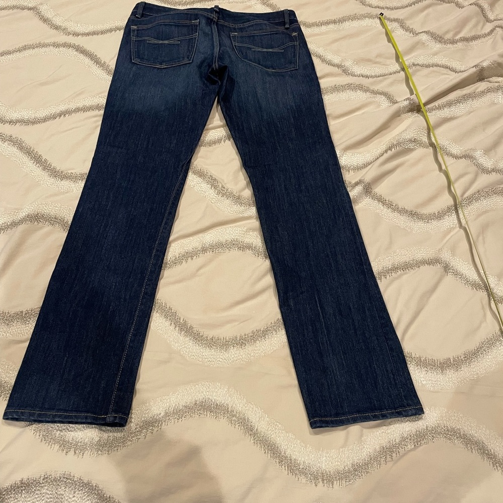 Gap dark denim straight leg jeans